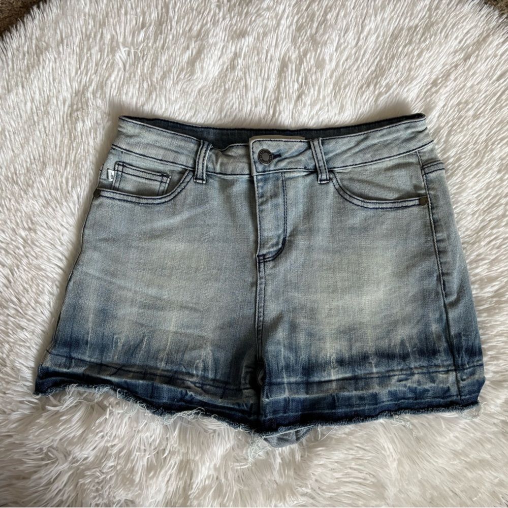 Judy Blue Ombre Light to Dark Denim Shorts